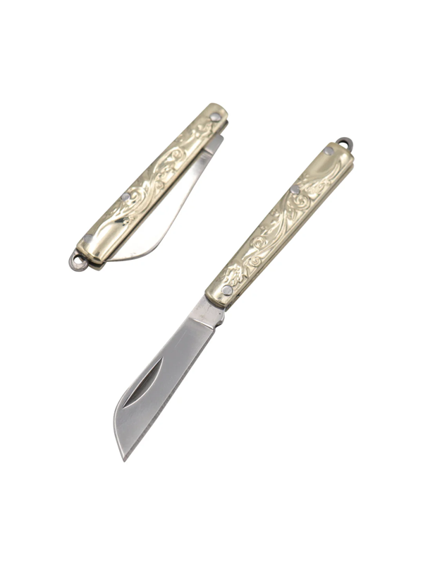 Engraved Handle Mini Folding Pocket Knife