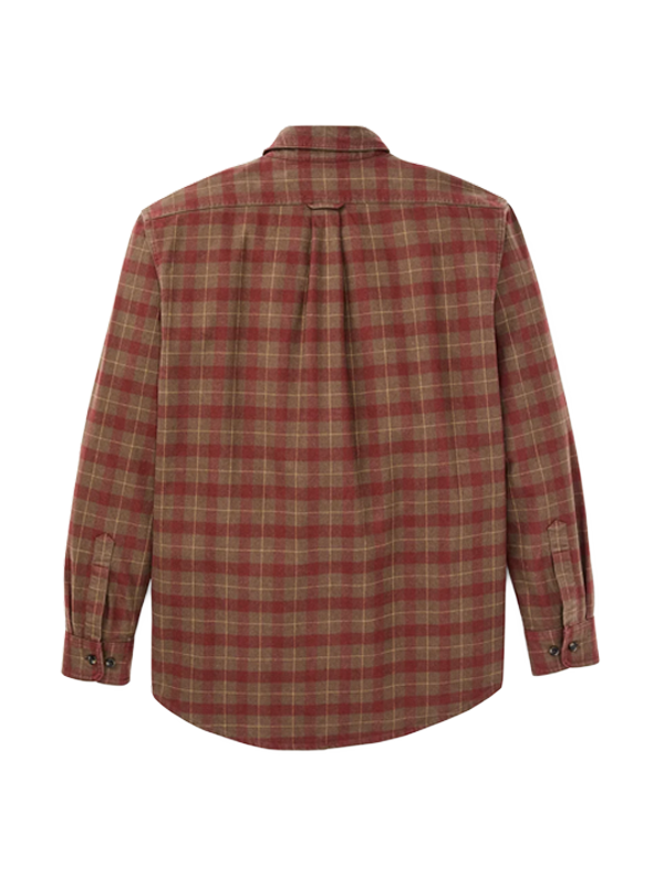 Alaskan Guide Shirt: Brown/Mahogany Plaid