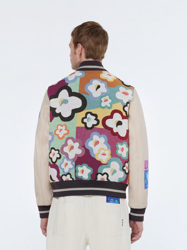 Burton Morris Jacket: Flower All-Over Print