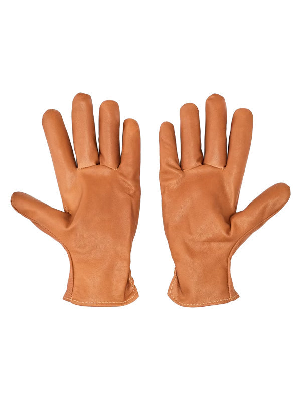 Original Goatskin Gloves: Saddle Brown