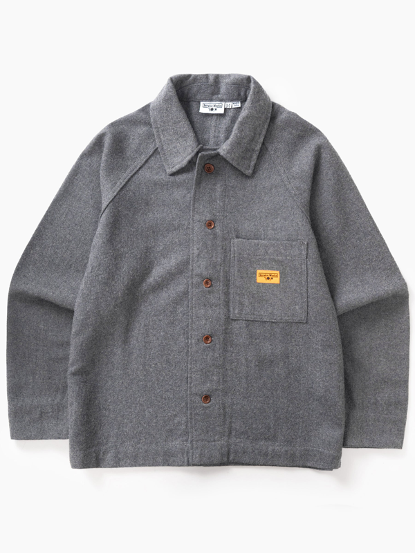 Flannel FOH Jacket: Charcoal