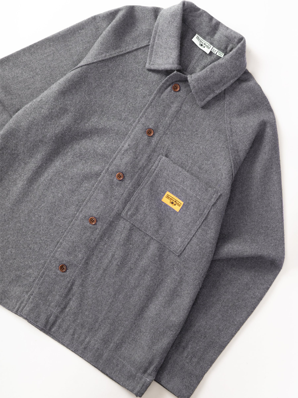Flannel FOH Jacket: Charcoal