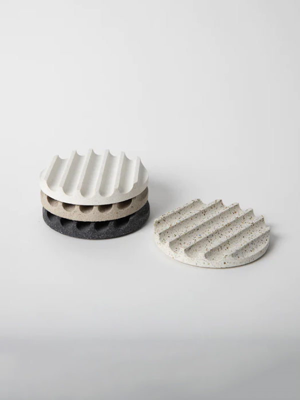 Concrete Coasters: Grey Scale Terrazzo