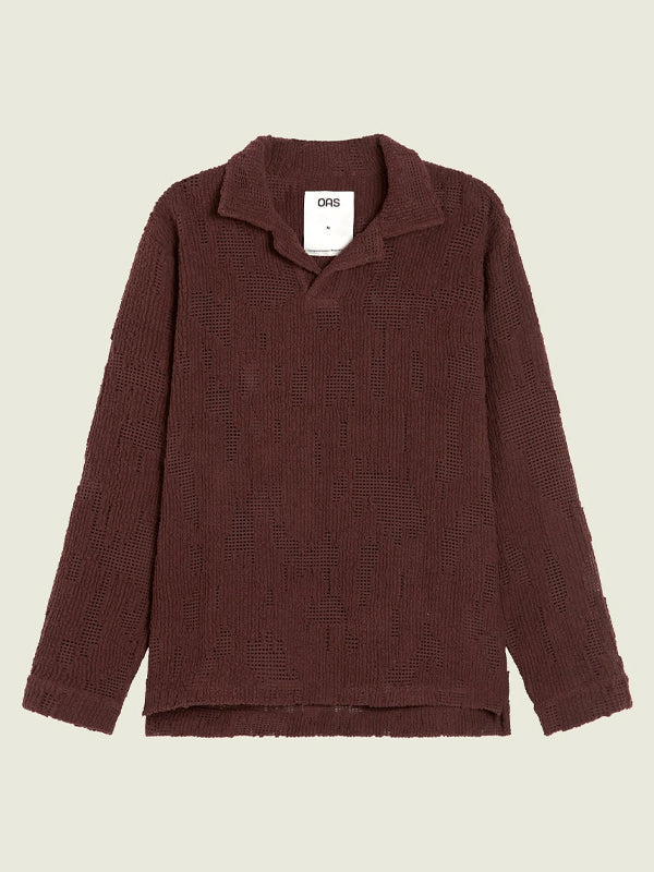 Grot Crochet Long Sleeve Top