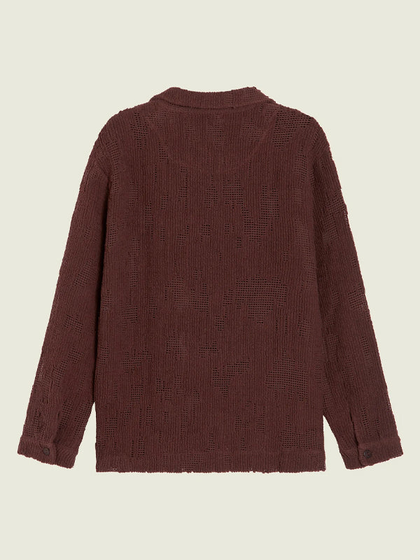 Grot Crochet Long Sleeve Top
