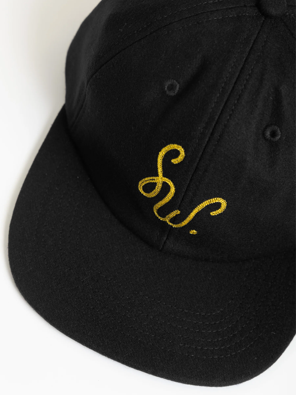Monogram Cap: Black