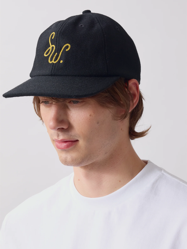 Monogram Cap: Black
