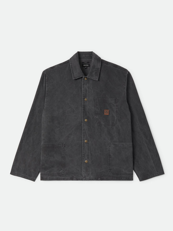 Painters Jacket: Washed Black