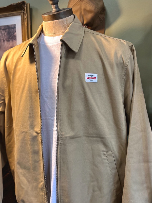 Trademark Lightweight Garage Zip Jacket: British Khaki