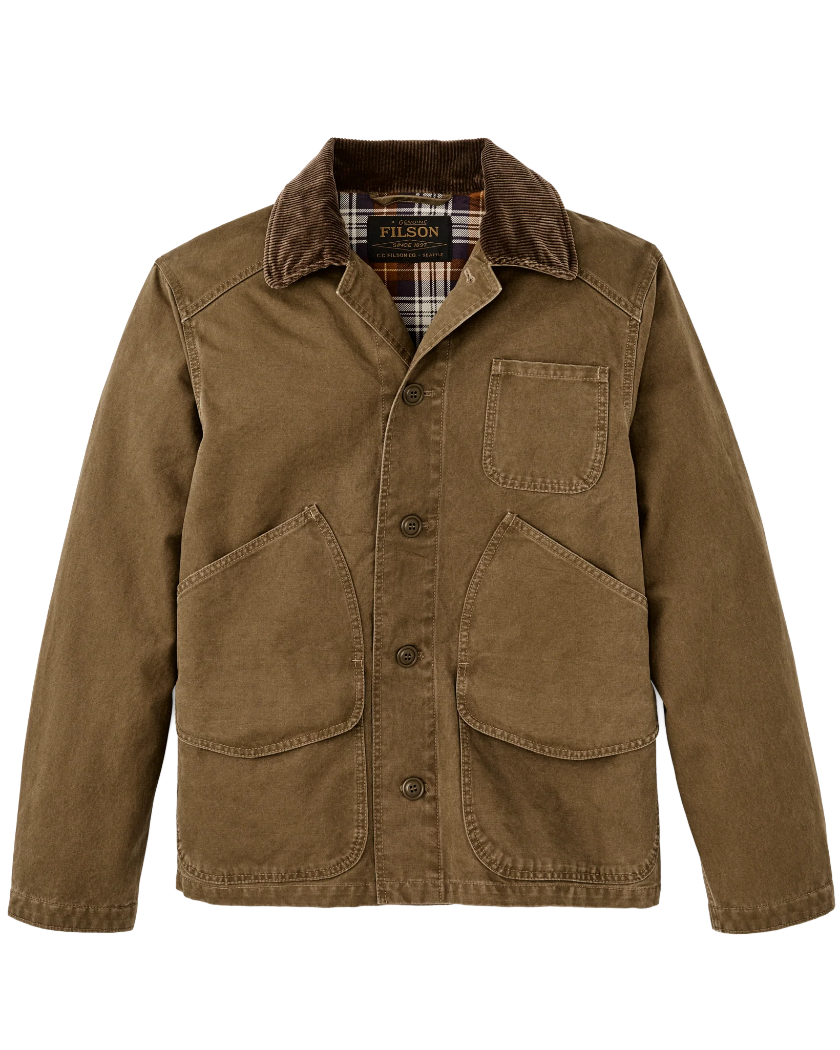 Canvas Outfitter Jacket: Kangaroo