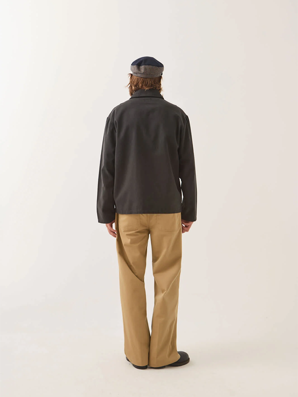 Painters Jacket: Washed Black
