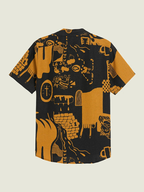 Krispy Night Cuba Linen Shirt