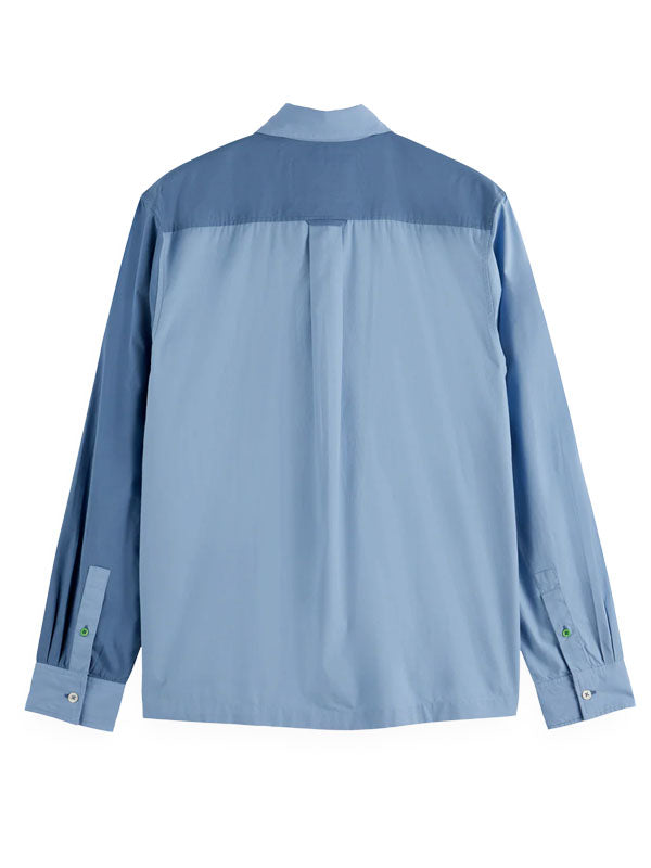Relaxed-Fit Letters Poplin Shirt
