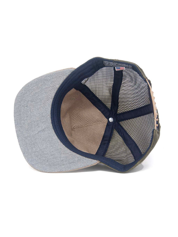 Made in USA Snapback Hat: Gray