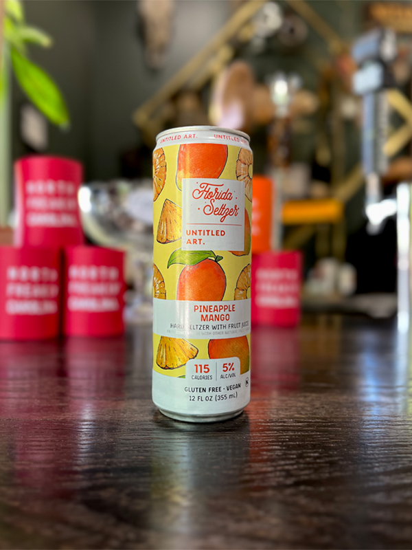 Untitled Art: Pineapple Mango Seltzer (12oz Single)