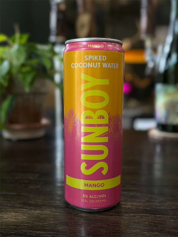 Sunboy Spiked Coconut Water: Mango