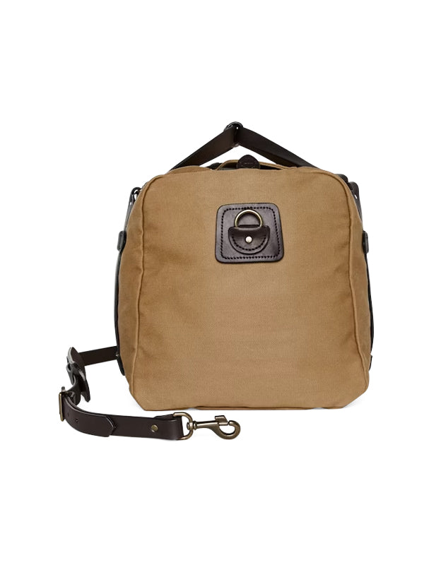 Medium Rugged Twill Duffle Bag: Tan