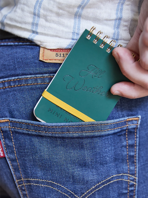 Pocket Waterproof Notebook