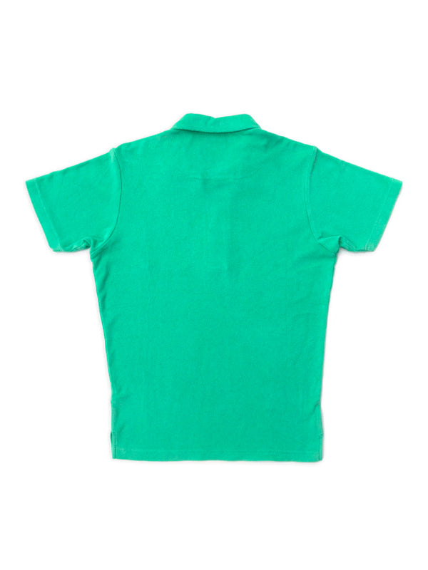 Men's Terry Polo: Mint