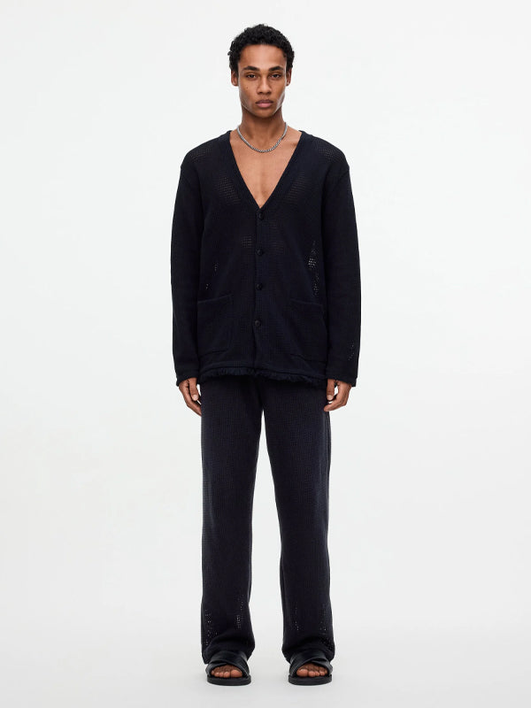 Nero Net Cardigan
