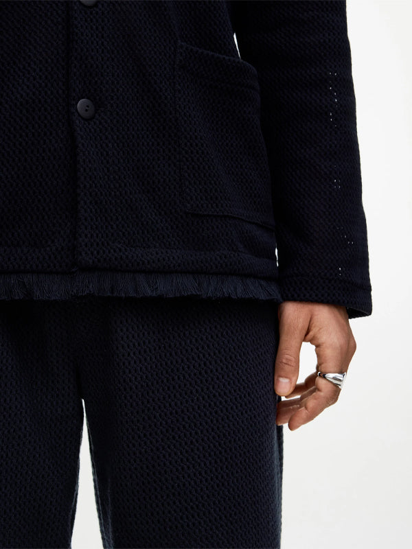 Nero Net Cardigan