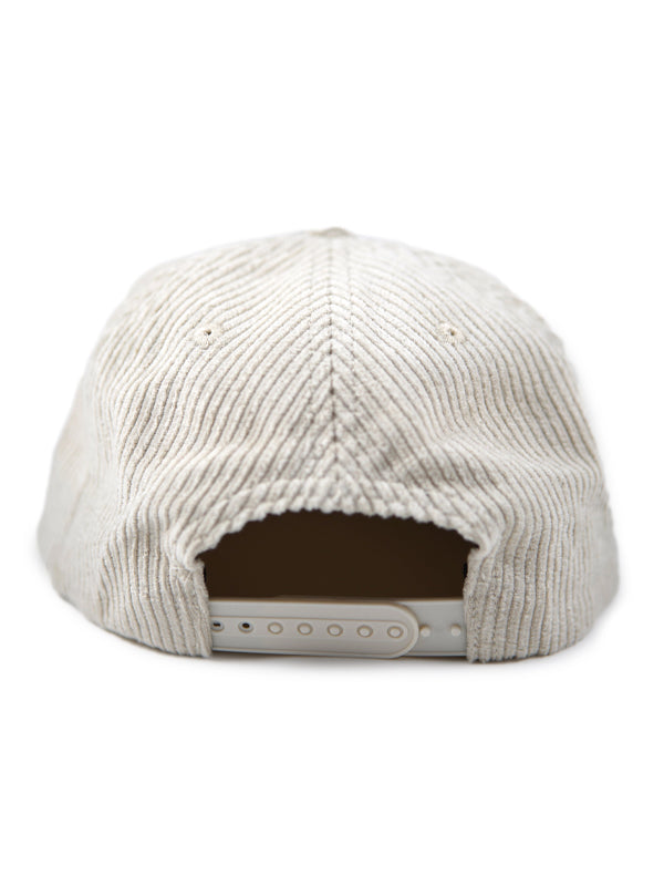 No Home But Where I Roam Corduroy Hat: Bone White