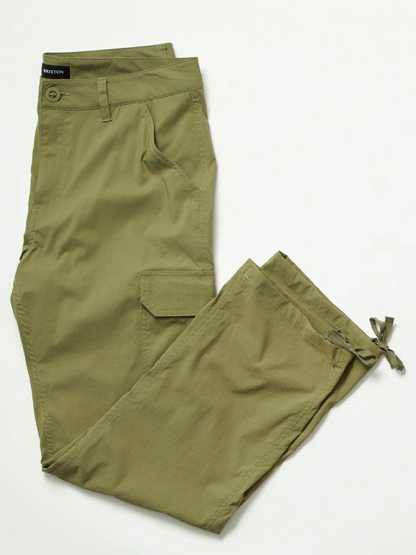 Waypoint Coolmax Cargo Pant in Olive Surplus, designed with breathable, moisture-wicking fabric for comfort and durability, featuring multiple pockets for functionality and a versatile olive green color.