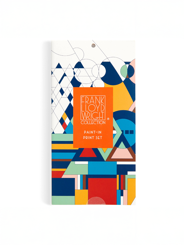 Frank Lloyd Wright Paint-In Print Set