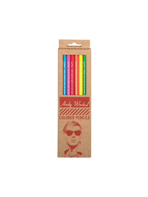 Andy Warhol Colored Pencils