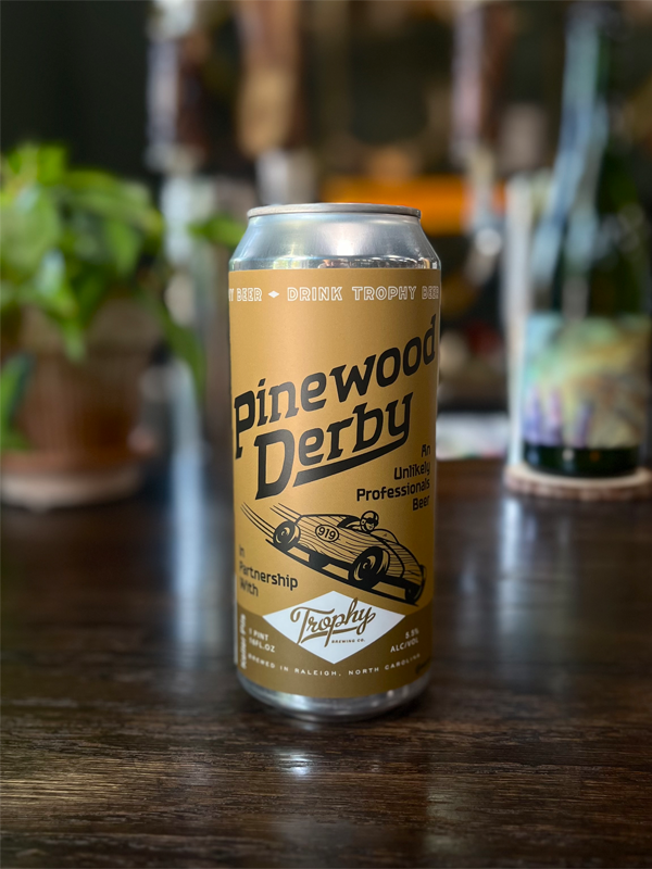 Trophy: Unlikely Pro's Pinewood Pils (16oz Single)