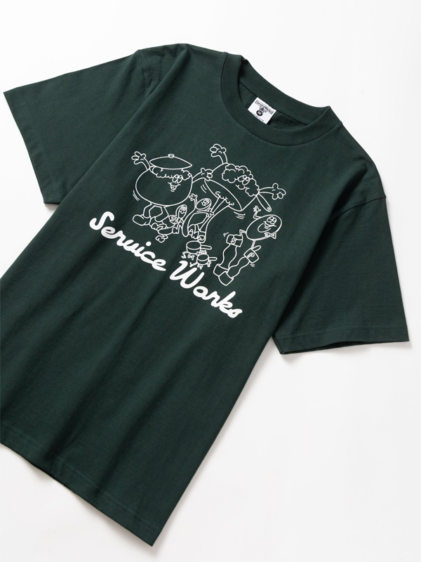 Pots & Pans Tee: Forest
