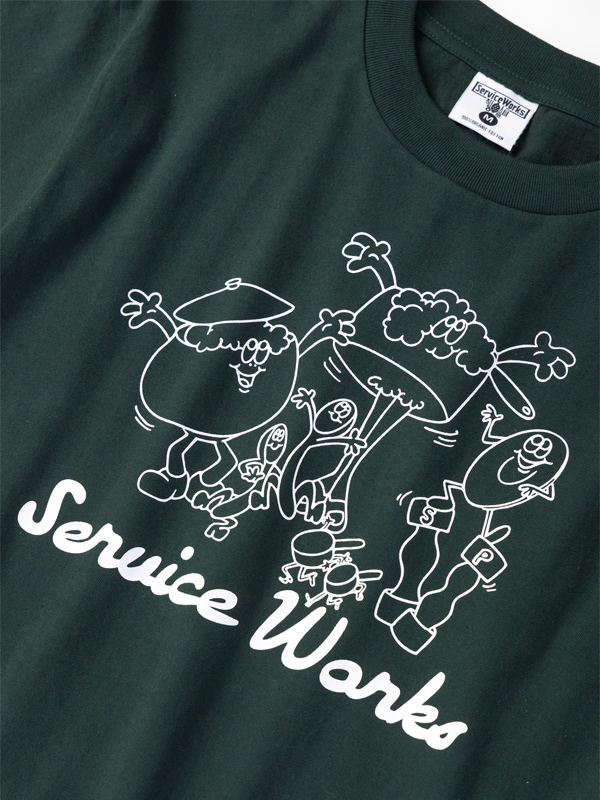 Pots & Pans Tee: Forest