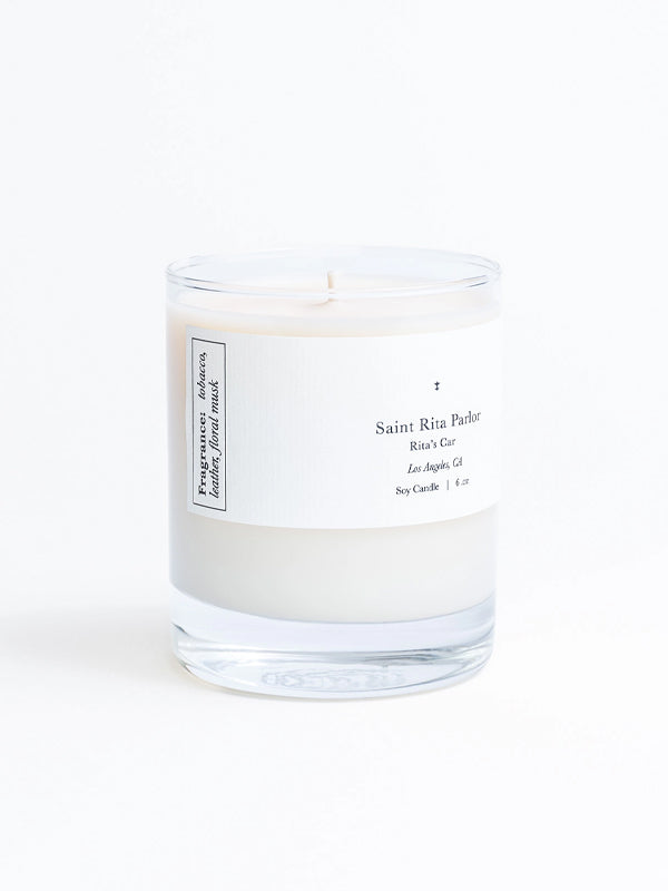 Handpoured Soy Candle: Rita's Car