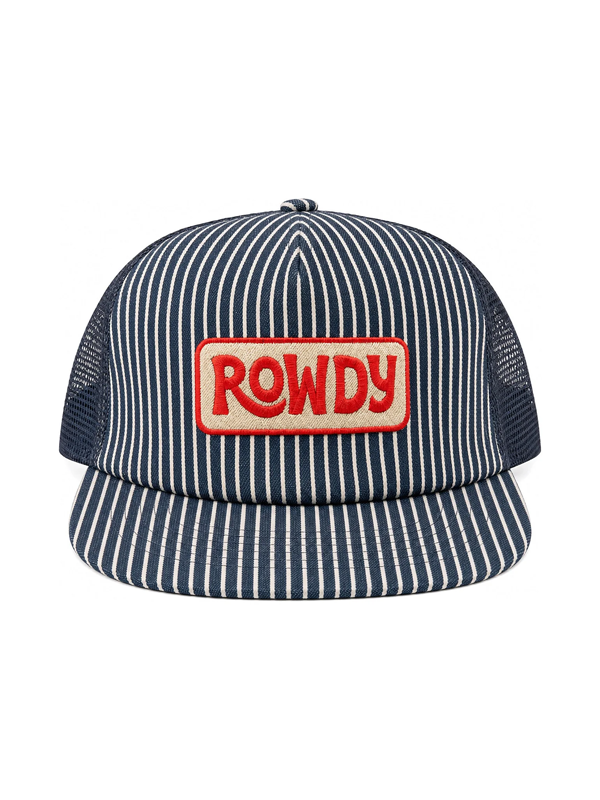 Cotton & Mesh Snapback Hat: Rowdy