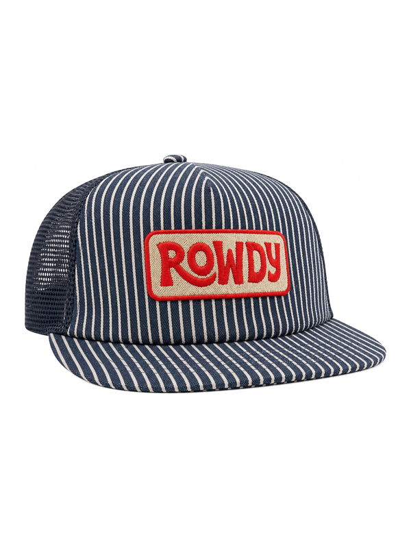 Cotton & Mesh Snapback Hat: Rowdy