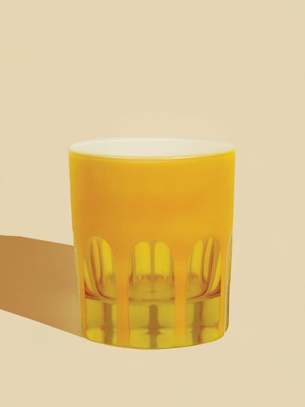 Rialto Old Fashioned Glass: Saffron (Single)
