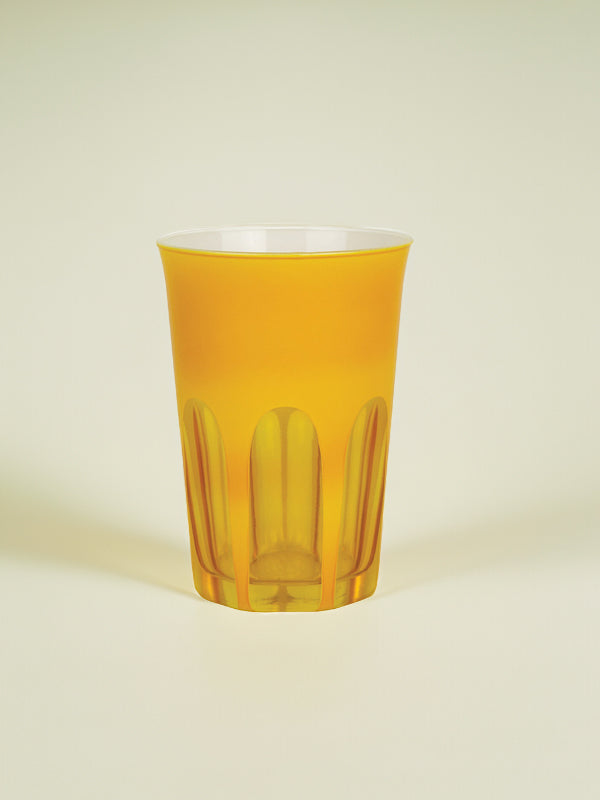 Rialto Glass Tumbler: Saffron (Single)
