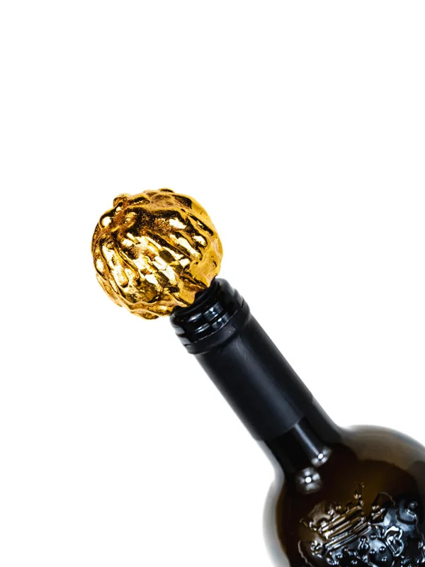 Sand Drip Bottle Stopper: Brass