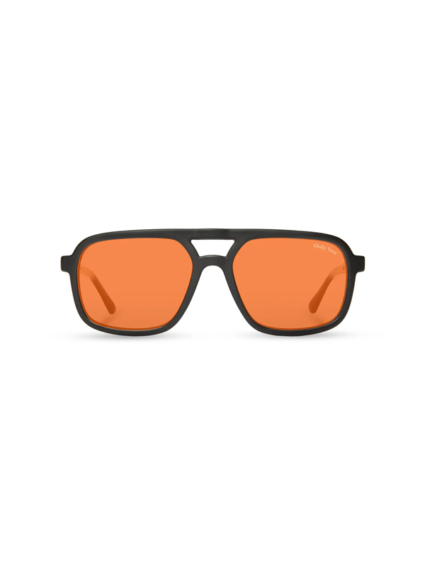 Smokey Bear x CAMP Glacier Sunglasses: Matte Black/Amber Polarized