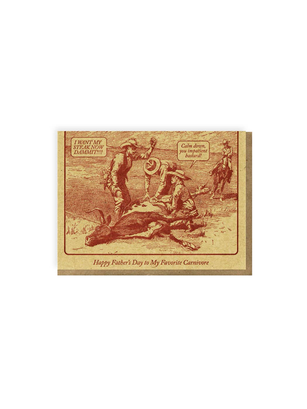 Steak Dammit Card