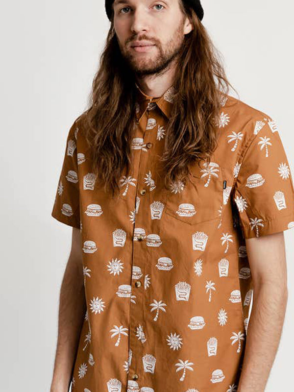 Take It Greasy Button-Up Shirt