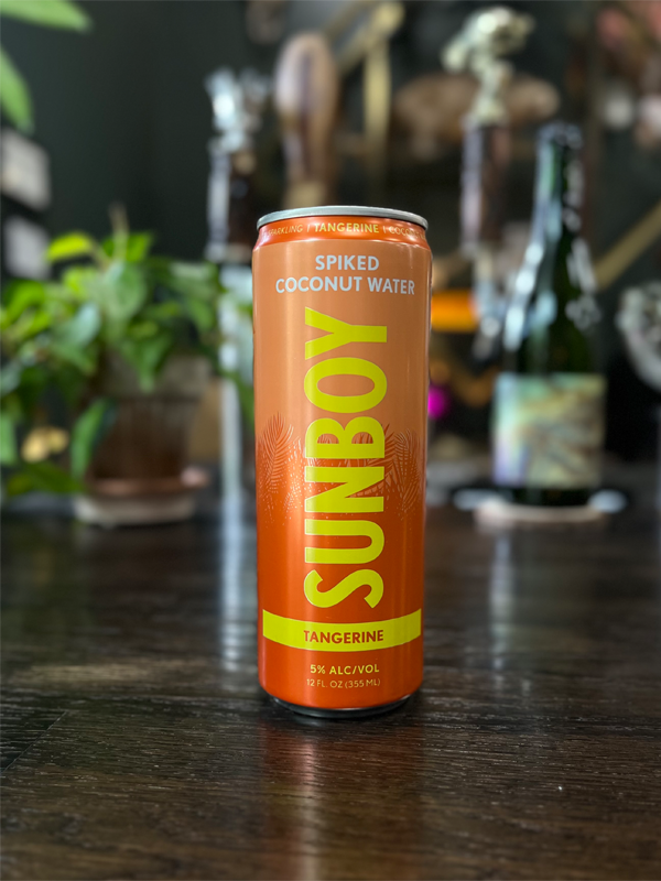 Sunboy Spiked Coconut Water: Tangerine