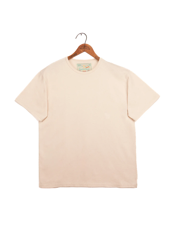 The 50/50 Upcycled Cotton Classic Tee: Natural