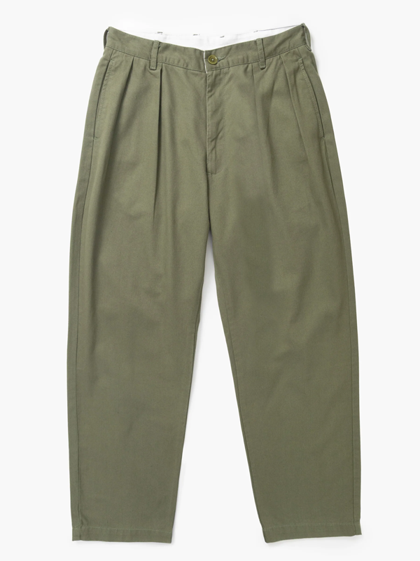 Twill Part Timer Pants: Olive