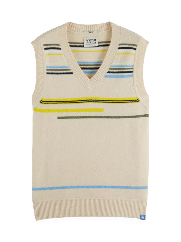 Soft Knit Vest: Parchment
