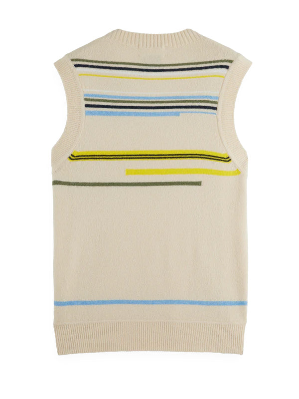 Soft Knit Vest: Parchment