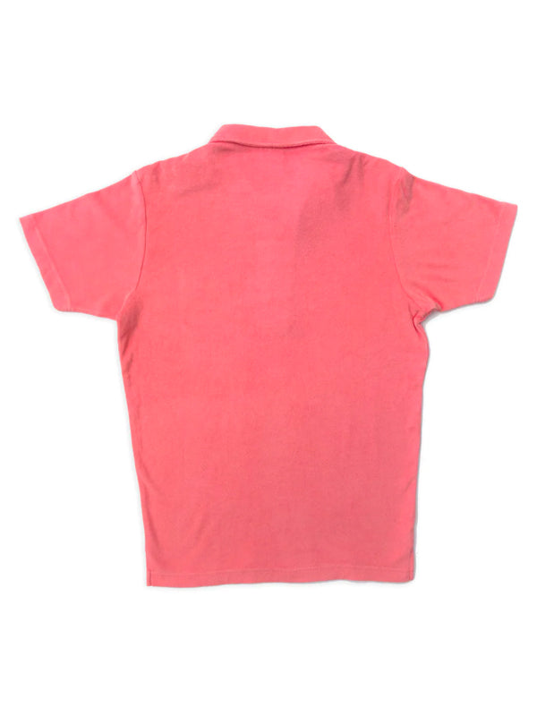 Men's Terry Polo: Watermelon