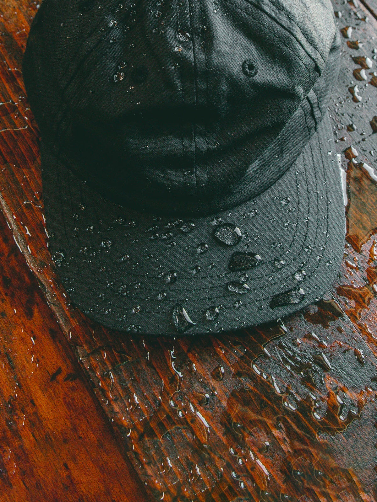 Baseball Cap: Waxed Black