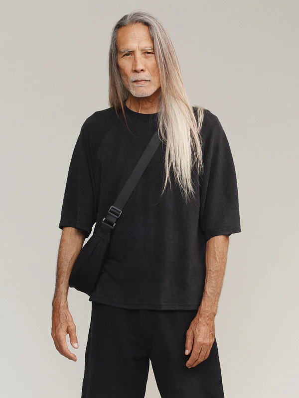 Woodstock Raglan Tee: Black