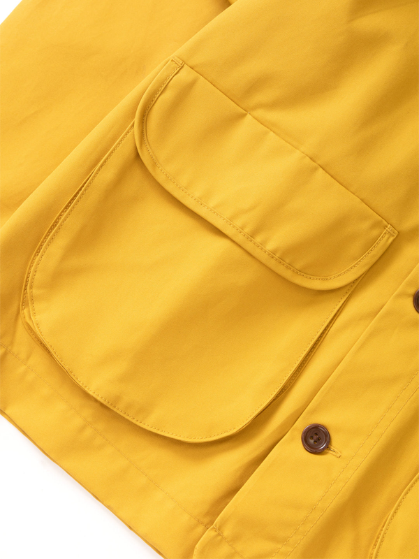 Waxed Barn Coat: Ochre